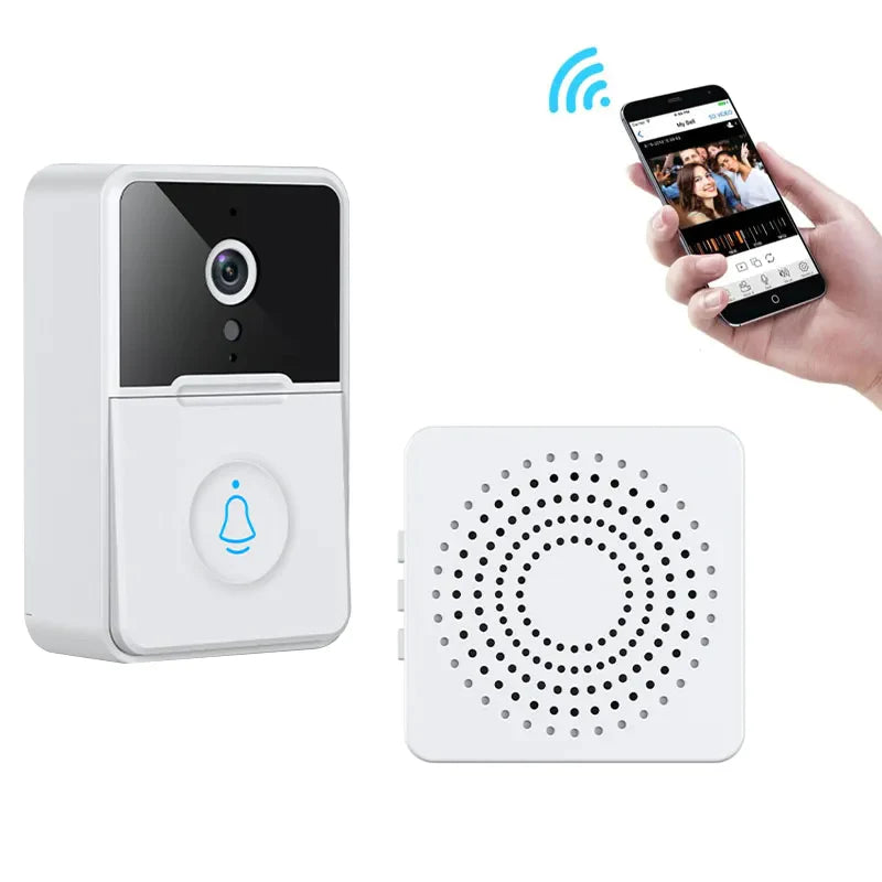 Wireless Security Smart Wifi Doorbell Intercom Video Camera Door Ring Bell Chime